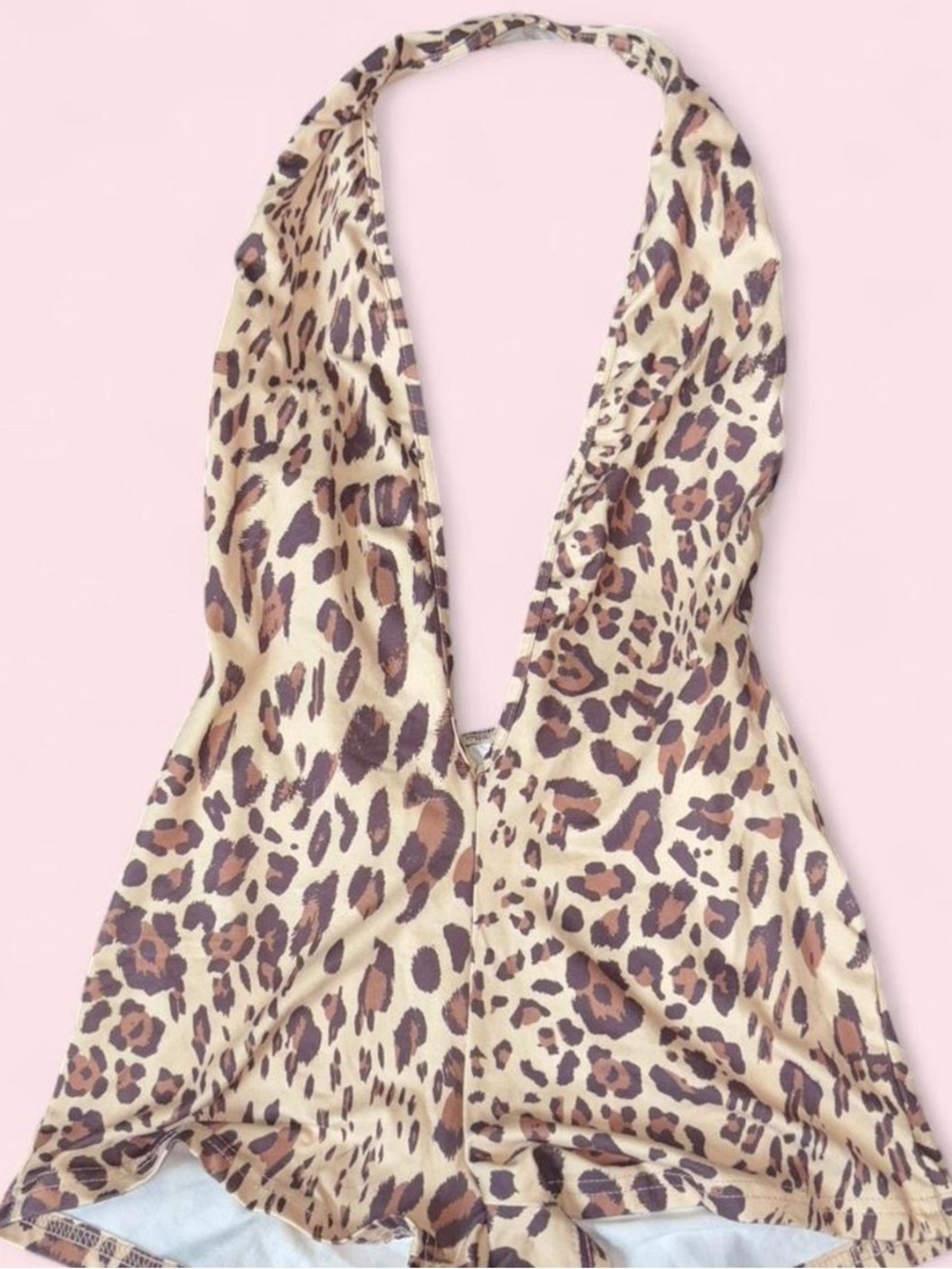 Animal print bodysuit
